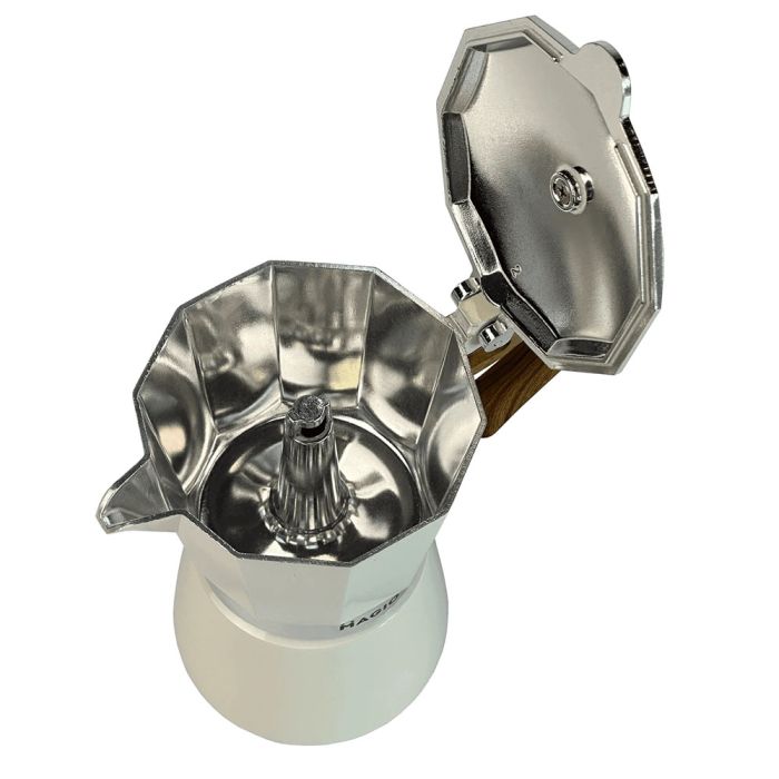 Гейзерная кофеварка Magio MG-1008 300 мл, кофеварка для индукционной плиты, гейзерная турка для кофе