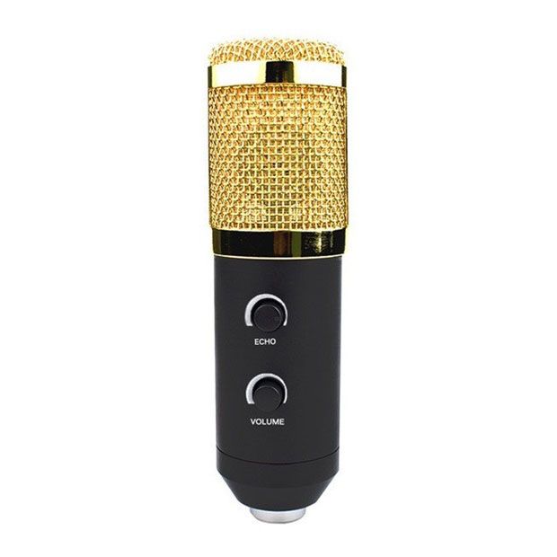 Микрофон Студийный конденсаторный Music D.J. M-800U со стойкой и ветрозащитой