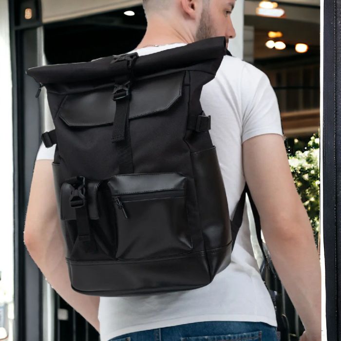 Рюкзак Rolltop мужской женский для путешествий и ноутбука, Ролтоп большой для города
