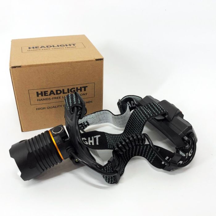 Фонарь налобный PLD-8059-P50-UV, мощный аккумуляторный налобный фонарик, налобный фонарь яркий