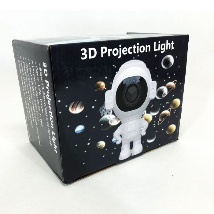 Звездный 3D проектор Astronaut, Лазерный проектор звездного неба космос Проектор звездного неба в комнату