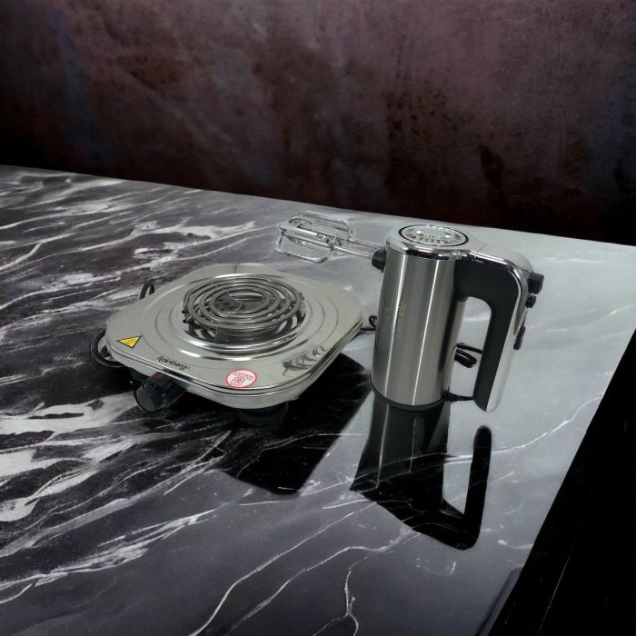 Набор дизайнерской линейки Rainberg: Электроплита Rainberg RB-010 + Миксер Rainberg RB-1012
